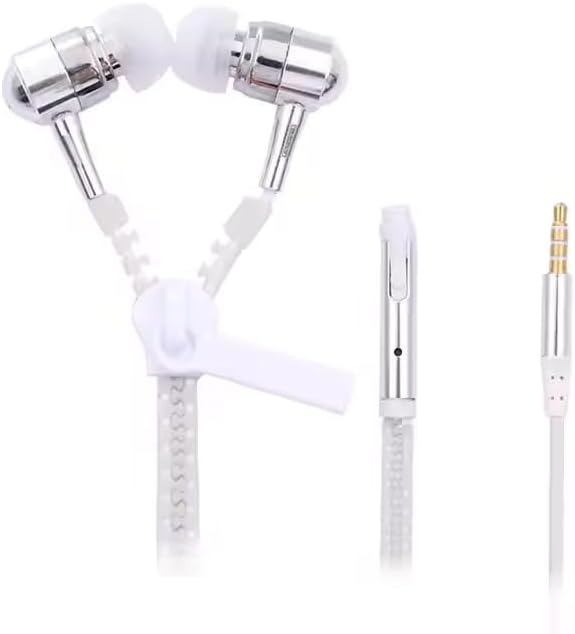 Premium Wired Earphones with Microphone for Active Lifestyles – Noise Cancelling In-Ear Headphones with Deep Bass Stereo Sound for Workouts, Gaming, and Clear Calls (Black) – Versatile Compatibility and Ergonomic Comfort
