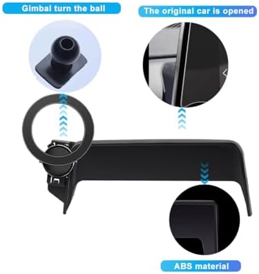 Nissan Altima, Sentra & Rogue Dash Mount Phone Holder – Premium Adjustable Cradle for Smartphones (8-Inch Screen) – Secure, Tool-Free Installation for Enhanced Driving Safety & Convenience (2019-2025)