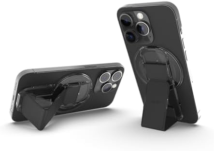 Elevate Your Mobile Experience with the CLCKR Mag Safe 3-in-1 Phone Grip – Lilac – Innovative Grip, Kickstand & Finger Loop Technology for i Phone 16/15/14/13/12, Galaxy S25/S24/S23/S22, and Pixel Devices – Stylish & Durable Accessory for Effortless Compatibility – Ultimate Convenience & Hands-Free Usability for Everyday Adventures – Enhance Your Smartphone’s Functionality Today!
