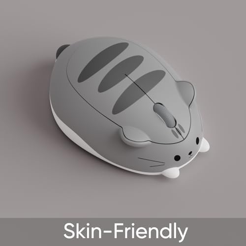Akko Cat Theme Pink Wireless Gaming Mouse – Tri-Mode Connectivity for Seamless Use Across Devices, Adorable Cartoon Design for Enhanced Aesthetic, Ergonomic & Lightweight for Extended Comfort, Ideal for Mac & Windows Users – Elevate Your Gaming Experience with Style!