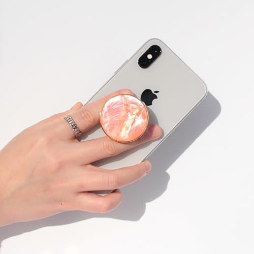 Seashell-Inspired Phone Grip Stand – Stylish Blue-Green Collapsible Holder for Smartphones and Tablets – Ultimate Stability and Hands-Free Viewing Solution – Perfect Gift for Tech Enthusiasts and Trendsetters