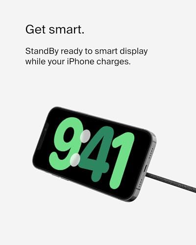 Belkin Boost Charge Pro 15 W Magnetic Wireless Charging Pad with Pop-Up Stand – Qi2-Certified Fast Charger for i Phone 16 Series, Samsung Galaxy S25, and Air Pods – Includes 20 W Power Supply – Eco-Friendly Design with 75% Recycled Materials – Optimal Charging Solution for Home and On-the-Go