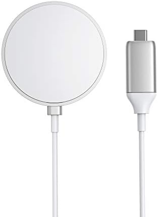 Anker Magnetic Wireless Charging Pad – 7.5 W Fast Charger for i Phone 12 & 13 with 5 ft USB-C Cable – Effortless Magnetic Alignment for Seamless Charging at Home, Office, or Travel – Durable, Compact Design for On-the-Go Power Solutions