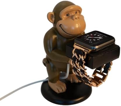 Charming Cat-Themed Apple Watch Charging Stand – Non-Slip Dock for All Series 1-8 | Foam-Guarded Design for Ultimate Protection and Quick Charging – Perfect Gift for Cat Lovers and Smartwatch Enthusiasts