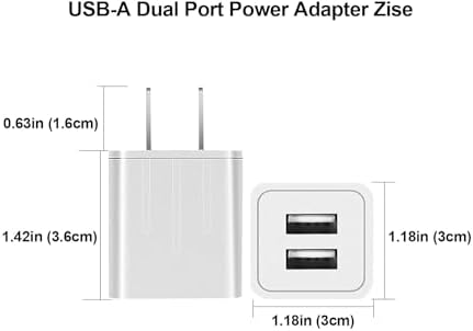 Compact USB Wall Charger – Universal 5 W Power Adapter for i Phone, Galaxy, LG, HTC, and More – Travel-Friendly Plug Cube for Fast & Safe Charging – Perfect for Home or On-the-Go Use – Enhanced Device Compatibility & Durability
