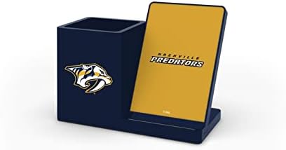 SOAR NHL Wireless Charging Station and Desk Organizer – Premium Qi Fast Charger with Team Logo for Sports Fans, Sleek Accessory Holder for a Tidy Workspace, Perfect for Phones and Essentials