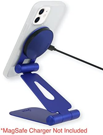Sonix Magnetic Adjustable Cell Phone Desk Stand Pedestal Compatible with Apple MagSafe (Graphite) – Enhanced Compatibility and Speed