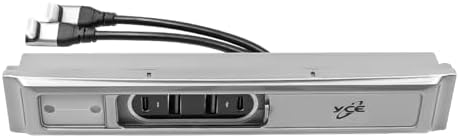 Transform Your Model Y with NUZAMAS Type-C USB Hub Docking Station – 27 W PD Fast Charging & Smart LED Sensor for Ultimate In-Car Connectivity and Convenience