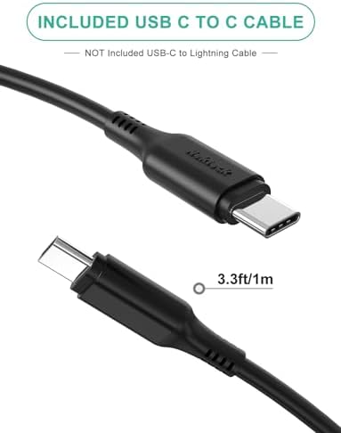 Nekteck 45 W Type C Car Charger with USB-A Port – Dual-Port Fast Charging Adapter for i Phone, i Pad, Mac Book, Galaxy & Google Pixel – Includes 3.3 ft Type C Cable – Compact and Travel-Friendly Design for Ultimate Convenience on the Go