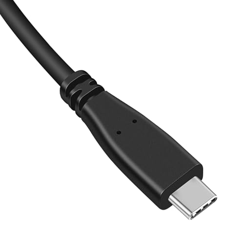 USB Type C 3.1 Panel Mount Adapter Cable 0.6FT, USB C Gen 2 Male to Female 10Gbps Data Cable with Mount Screw for MacBook Tablet, Mobile Phone, Hard Disk Drive – Enhanced Compatibility and Speed
