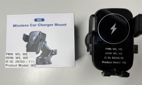 Fast Charge Wireless Car Phone Mount – 15 W High-Speed Charger with Enhanced Suction for Dashboard & Windshield – Perfect for i Phone 16/15/14 Pro Max & Galaxy S25/S24 Ultra – Ultimate Driving Convenience & Adjustable Viewing Angle