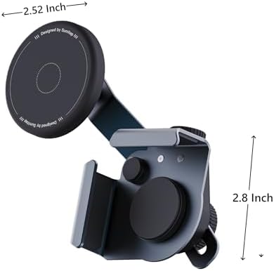 Upgrade Your Mini Cooper with the Persevere Car Phone Holder: Wireless Auto-Open/Close Charging for Circular Displays, Perfect Fit for 4-6.9” Smartphones, Enhanced Compatibility with F65, F66, J01, J05, F01 Models, Effortless Access and Fast Charging for Safe Navigation