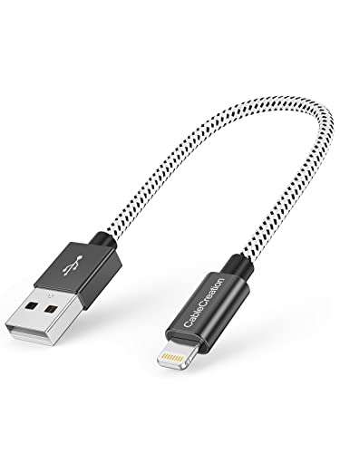 Compact 15 cm MFi Certified Lightning Charging Cable for i Phone & i Pad – Fast Charge Compatibility with i Phone 14/14 Pro Max/13/12/12 Pro/11/X/XR/8/8 Plus/7/6 S/6/SE – Durable & Travel-Friendly USB to Lightning Cable for On-the-Go Power Solutions – Premium Quality Design for Enhanced Performance and Reliability
