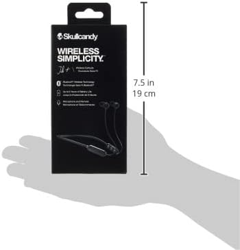 Skullcandy Jib+ Wireless Earbuds: Premium Bluetooth Headphones with 6-Hour Battery Life, Noise-Isolating Fit, Sweat-Resistant Design, Built-In Microphone for Seamless i Phone & Android Compatibility, Customizable Ear Gel Sizes for Ultimate Comfort – Perfect for Active Lifestyles and Everyday Use