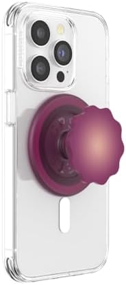 Elegant Red Wine Magnetic Pop Grip for Mag Safe | Customizable Hands-Free Phone Stand & Secure Holder | Ideal Wireless Charging Accessory for i Phone | Elevate Your Mobile Experience with Style and Functionality