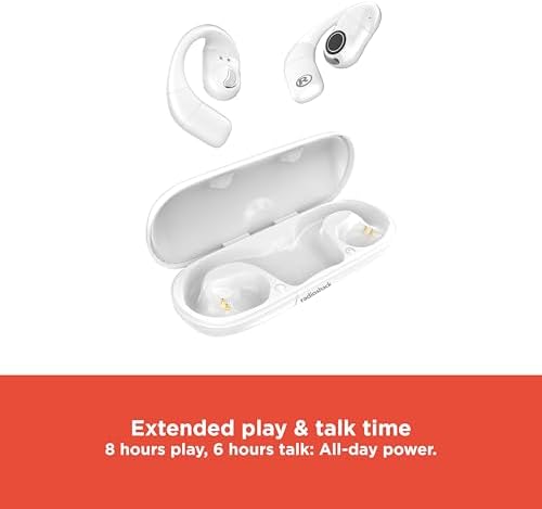Elevate Your Audio Experience with Radio Shack Live Sound Wireless Earbuds – Featuring Advanced Bluetooth 5.3 for Superior Connectivity, Deep Bass for Enhanced Listening Pleasure, 8-Hour Battery Life for All-Day Enjoyment, and Ergonomic Comfort in Stylish White – Perfect for Active Lifestyles and Music Aficionados