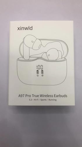 Bluetooth 5.3 Wireless Earbuds for Ultimate Audio Freedom – Hi-Fi Stereo Sound with 4-Mic Noise Cancellation, 40-Hour Playtime, IP7 Waterproof Protection, Quick USB-C Charging & Dual LED Battery Indicator for Unmatched Comfort and Clarity