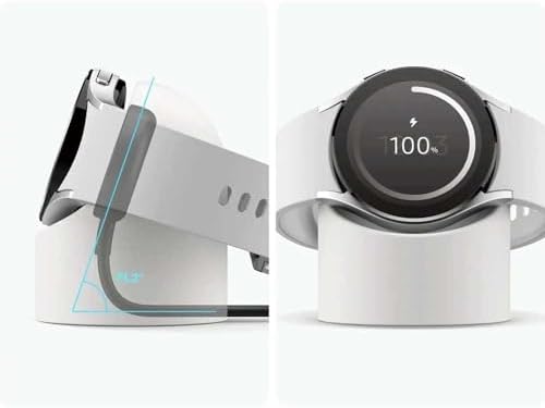 Stylish Cartoon Silicone Apple Watch Charging Dock – Enhanced Nightstand Compatibility for All Series Ultra/8/SE2/7/6/5/4/3/2/1 – Fast-Charging Solution with Tidy Cable Management for Personalized Décor and Elevated Viewing Experience