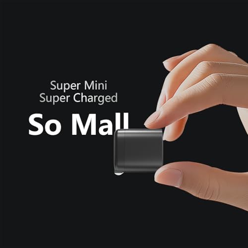 45 W Ga N Dual-Port USB-C & USB-A Wall Charger – Ultra-Fast Power Delivery for i Phone 16/15 & Galaxy S24/S23 Ultra – Compact, Lightweight Travel Charger with Programmable Power Supply for Efficient Multi-Device Charging – Perfect for Home, Office, and On-the-Go Use