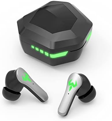 Compact Bluetooth 5.0 Earbuds for Small Ears | Touch-Control Noise-Cancelling Headphones with Unique Cartoon Charging Case | Lightweight Design for Comfort | Immersive Stereo Sound Perfect for Music & Calls | Ideal for Active Lifestyles