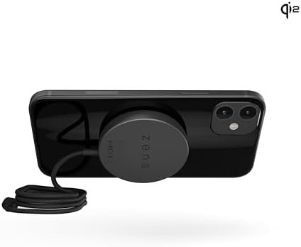 Elevate Your Charging Experience with the Zens Pro 1 Aluminum Wireless Charger – Fast 15 W Power for i Phone 16/15/14/13/12, Air Pods, and All Qi2 & Mag Safe Devices, Sleek Design, No Power Adapter Required for Ultimate Flexibility