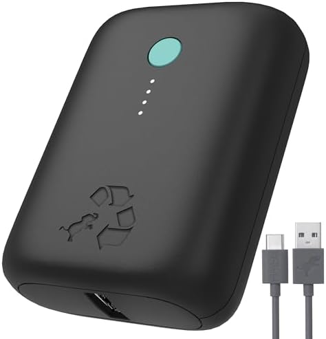 Champ Lite Ultra-Compact 5200 m Ah Fast Charge Power Bank – 15 W Dual USB-C & A Ports, Essential Travel Battery Pack for i Phone, Galaxy, Pixel, Mac Book, i Pad, Kindle, Air Pods & More – Lightweight Portable Charger with Charging Cable for On-the-Go Energy Solutions