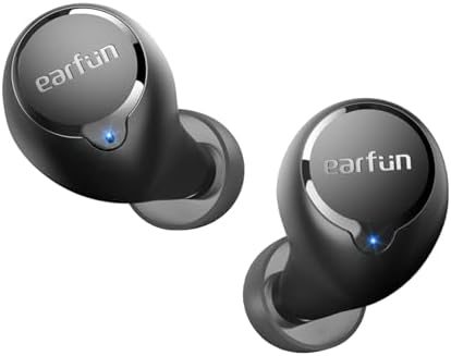 Experience Unmatched Sound Quality with Ear Fun Free 1 S Wireless Earbuds – Deep Bass Bluetooth Headphones Featuring 4 Mics for Crystal-Clear Calls, Customizable EQ App for Tailored Audio, IPX7 Waterproof Design for Ultimate Durability, 30 Hours Playtime with Wireless Charging Capability, Compatible with All Devices