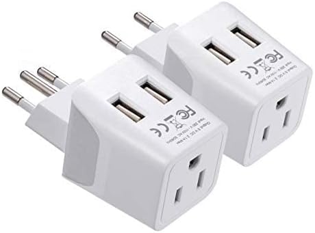 Compact Dual USB Travel Adapter for Effortless Charging in Australia, New Zealand, and China – Essential Type I Plug for Phones, Tablets, and Cameras – Quick Charge Capability with Universal Compatibility for Hassle-Free Global Adventures