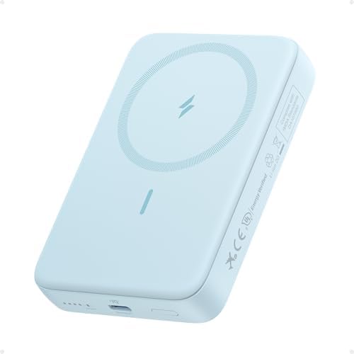 ANKER Zolo Magnetic Power Bank 10,000 m Ah – Ultra-Compact Wireless Charger with 30 W Fast Charging, Durable & Skin-Friendly Design for Seamless i Phone 16/15/14 Compatibility, Perfect for On-the-Go Power Solutions