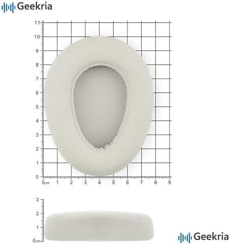 Upgrade Your Audio Experience with Geekria Quick Fit Replacement Ear Pads for JLab JBuds Lux ANC – Durable Comfort in Cloud White, Effortless Installation for Enhanced Sound Isolation and Style