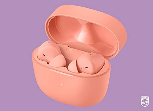 Philips T2206 True Wireless Earbuds – Compact Charging Case, IPX4 Water-Resistant Design, Enhanced Audio Mobility for Active Lifestyles, Rapid Pairing Technology, Secure Fit for Music Lovers and Fitness Enthusiasts