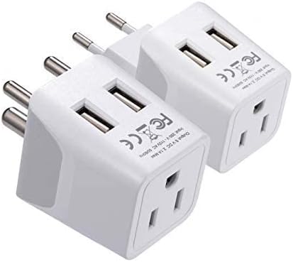 Compact Dual USB Travel Adapter for Effortless Charging in Australia, New Zealand, and China – Essential Type I Plug for Phones, Tablets, and Cameras – Quick Charge Capability with Universal Compatibility for Hassle-Free Global Adventures
