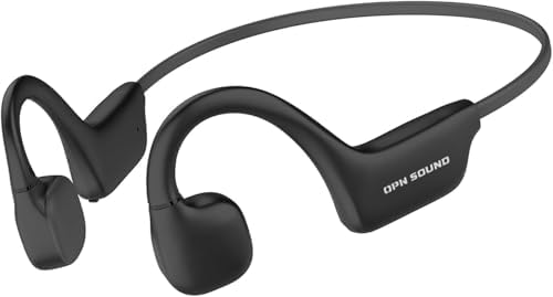 Transform Your Audio Experience with Osso Bluetooth Bone-Conduction Headphones – Open-Ear Wireless Earbuds Featuring Built-in Microphone for Unmatched Comfort and Situational Awareness, Ideal for Athletics and Everyday Life