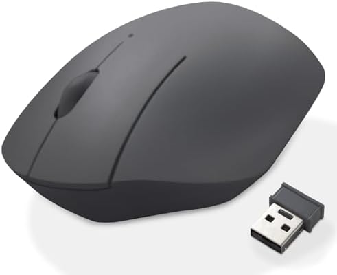 Elevate Your Productivity with the ELECOM Wireless Ergonomic Mouse – Silent Click, 2000 DPI Precision, 20-Month Battery Life, and Stylish White Design for PCs, Macs, and Laptops – Perfect for Home or Office Use