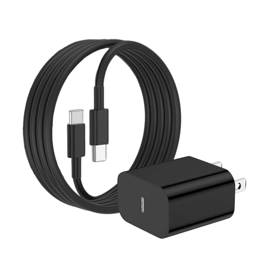20 W Ultra-Fast Charger for Motorola Devices – Super Charge Your G Power, G Stylus 5 G, G Play and More with High-Speed USB Type C Cable – Compact, Durable Power Adapter for Efficient Charging on the Go