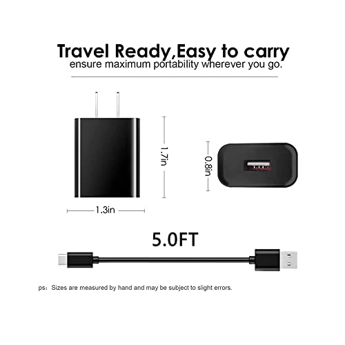 High-Speed USB-C Wall Charger & Charging Cable for T-Mobile REVVL and TCL Devices – Ultimate Compatibility & Rapid Charging Solution for Samsung Galaxy A20, A8, and More – Lightweight, Durable, and Travel-Friendly Accessory for Fast Power-Up