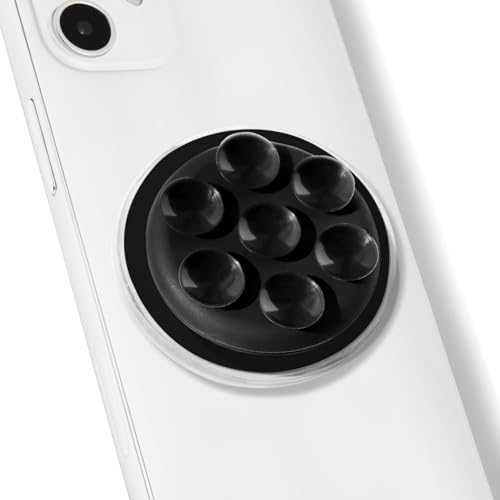 Sleek Pink Magnetic Silicone Suction Cup Phone Mount – Effortless Hands-Free Support for Selfies & Videos, Durable Grip, One-Touch Operation, Lightweight & Versatile Design for All Phone Models