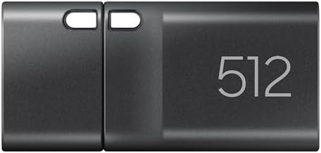 Samsung 512 GB USB 3.2 Type-C Flash Drive – Ultra-Fast 400 MB/s Data Transfer, Durable and Portable External Storage for Computers & Mobile Devices, MUF-512 DA4/AM – Perfect for Professionals and Students in 2024