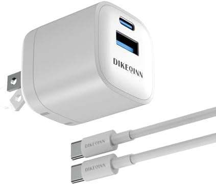 45 W Ga N Dual-Port USB-C & USB-A Wall Charger – Ultra-Fast Power Delivery for i Phone 16/15 & Galaxy S24/S23 Ultra – Compact, Lightweight Travel Charger with Programmable Power Supply for Efficient Multi-Device Charging – Perfect for Home, Office, and On-the-Go Use