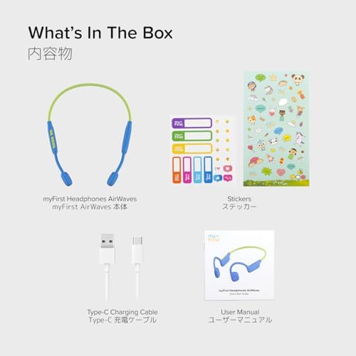 Airwaves Toddler Bluetooth Headphones – Open Ear Wireless Design with 85 d B Safe Volume, IPX5 Waterproof Rating, Long Battery Life & Built-in Mic for Kids Aged 3-12 (Pink) – Perfect for Safe Listening & Active Play