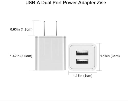 Compact USB Wall Charger – Universal 5 W Power Adapter for i Phone, Galaxy, LG, HTC, and More – Travel-Friendly Plug Cube for Fast & Safe Charging – Perfect for Home or On-the-Go Use – Enhanced Device Compatibility & Durability