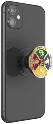 Enamel Spinner Sorting Hat Pop Socket: Stylish Phone Grip with Kickstand for Enhanced One-Handed Use and Maximum Compatibility, Ideal for i Phone, Samsung, and More – Quick Swap Top Design for Personalized Style and Effortless Wireless Charging
