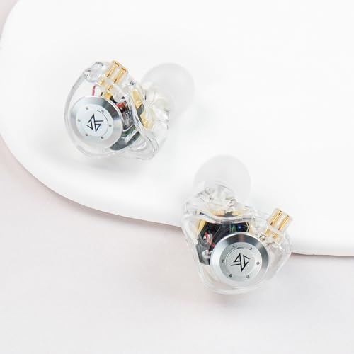 KZ EDX Pro Wired Earphones – Cutting-Edge In-Ear Monitors with Dual Dynamic Drivers for Exceptional Hi-Fi Sound, Advanced Noise Cancellation, and Integrated Microphone – Stylish Cyan Finish for Ultimate Comfort and Device Versatility