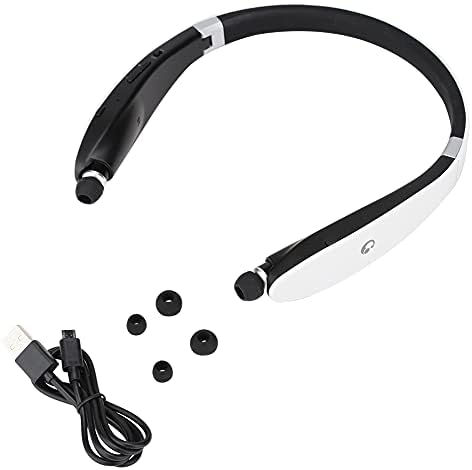 SX-991 Bluetooth Neck Hanging Headphones – Foldable Sport Earbuds with Advanced Noise Cancelling, 300-Hour Standby, and Adjustable Fit for Active Lifestyles – Ideal for Workouts, Running, and Commutes – Enhanced Compatibility and Superior Sound Quality in Black
