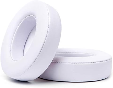 Upgrade Your Audio Experience with WC Wicked Cushions Replacement Ear Pads for Beats Studio 2 & 3 – Retro 90’s White | Luxurious PU Leather & Enhanced Foam for Optimal Sound Isolation | Perfectly Fits B0501 & B0500 Models | Not Compatible with Beats Solo | Enhanced Adhesive for Maximum Durability and Longevity