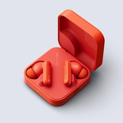 Revolutionary CMF Buds 2 A Wireless Earbuds – 2025 Edition Featuring 42 d B Hybrid Active Noise Cancellation and 12.4 mm Dynamic Bass Drivers for Unmatched Sound Quality – IP54 Waterproof for Sport Enthusiasts with Clear Voice Technology for Crystal-Clear Communication – 8-Hour Playtime with Quick Charge for Uninterrupted Audio on the Go – Customizable EQ Profiles via Nothing X App for Tailored Listening Experiences – Ergonomic Design with Lanyard-Ready Case for Active Lifestyles – Perfect for i Phone & Android Users Seeking Advanced Performance and Seamless Gaming Connectivity – Elevate Your Audio Journey with Cutting-Edge Features and Enhanced Compatibility