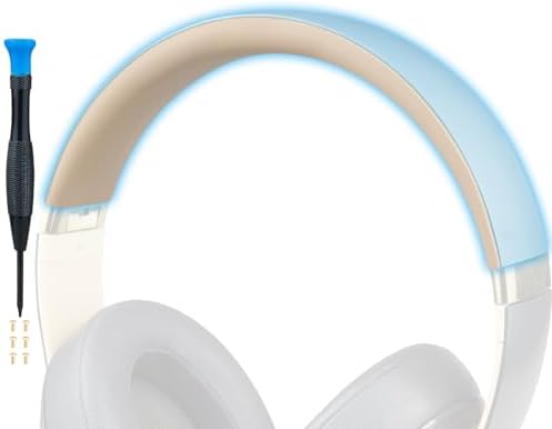 Transform Your Beats Studio 2 & 3 with SOPROM Premium Rubber Headband Cover – Stylish White Replacement Accessory for Enhanced Comfort and Durability in Wired & Wireless Models – Effortless Installation for a Revitalized Audio Experience