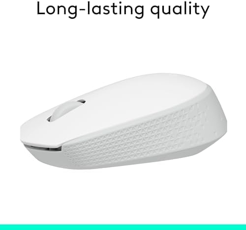 Logitech M170 Wireless Mouse – Ultra-Responsive Optical Tracking, Ambidextrous Design for All Users, 2.4 GHz USB Mini Receiver, 12-Month Battery Life, Perfect for PC, Mac & Laptop – Elevate Your Productivity with Seamless Wireless Freedom