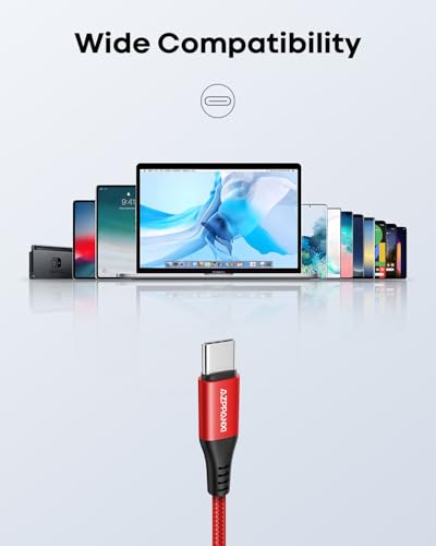 Experience the Ultimate Charging Freedom with Our 20 FT USB C to USB C Cable – Fast 60 W Power Delivery for Galaxy, Mac Book, i Pad Pro, and More – Durable Nylon Braided Design for Maximum Longevity and Enhanced Compatibility – Perfect for Gaming, Streaming, and Multi-Device Use – Effortless Connectivity Anywhere, Anytime!