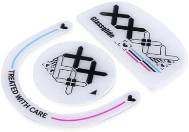 Transform Your Gaming with HUYUN Ultra Strong Glass Mouse Feet Skates for Logi G502 – Precision, Speed, and Effortless Gliding for Unmatched Performance! Enhance Your G502 Experience with Durable, Curved Edge Design for Reduced Friction and Superior Tracking in Competitive Play!